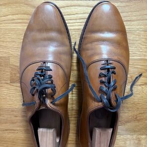 Allen Edmonds caramel Oxford